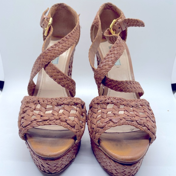 Prada Brown Leather Espadrilles - Picture 2 of 2